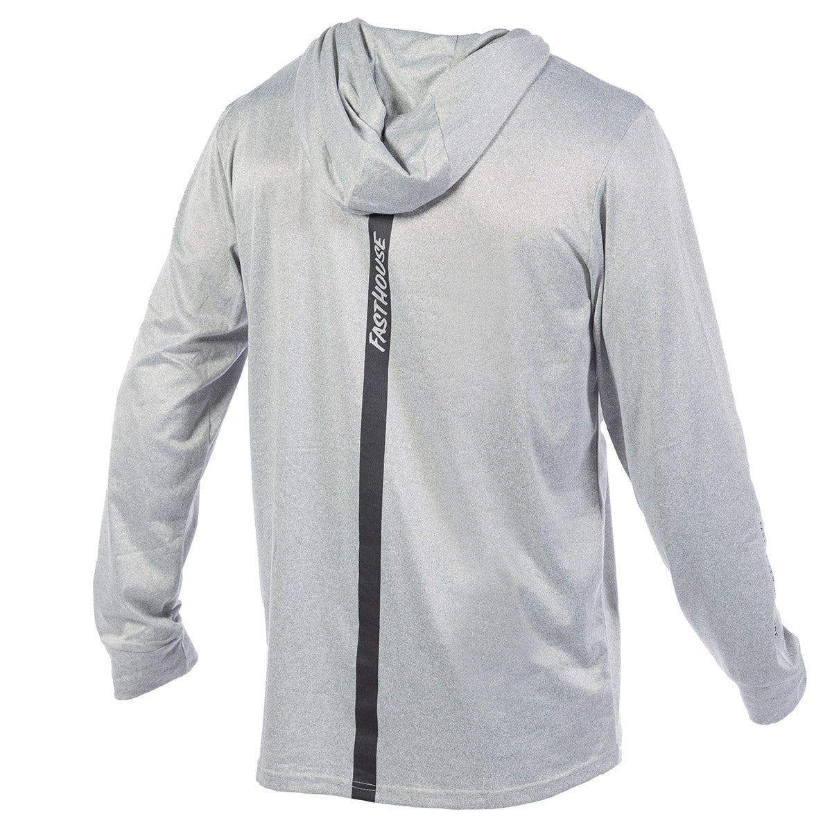 Baux Hooded UPF LS Tee - Silver Heather