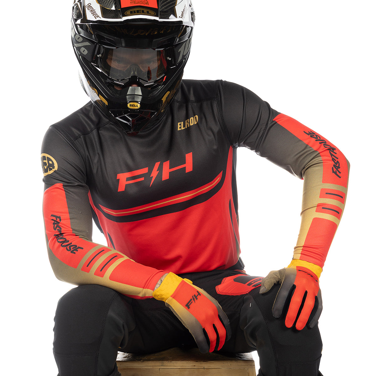 Elrod React Jersey - Racing Red/Black