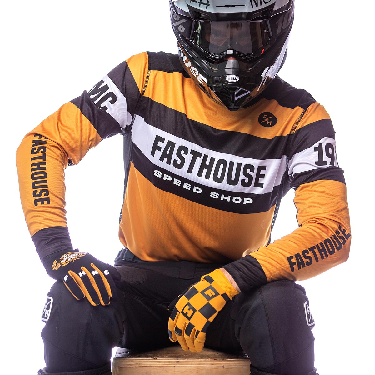 Grindhouse Analogue Jersey - Vintage Gold Fasthouse FH Brand / No Collab Fasthousedev