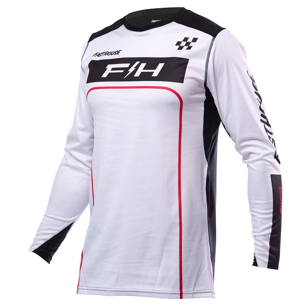 Grindhouse Pro Apex LS Jersey - White Fasthouse FH Brand / No Collab Fasthousedev