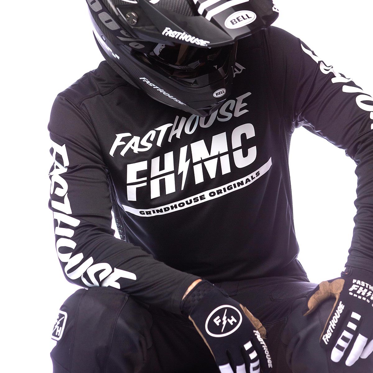 Grindhouse Score Jersey - Black Fasthouse FH Brand / No Collab Fasthousedev