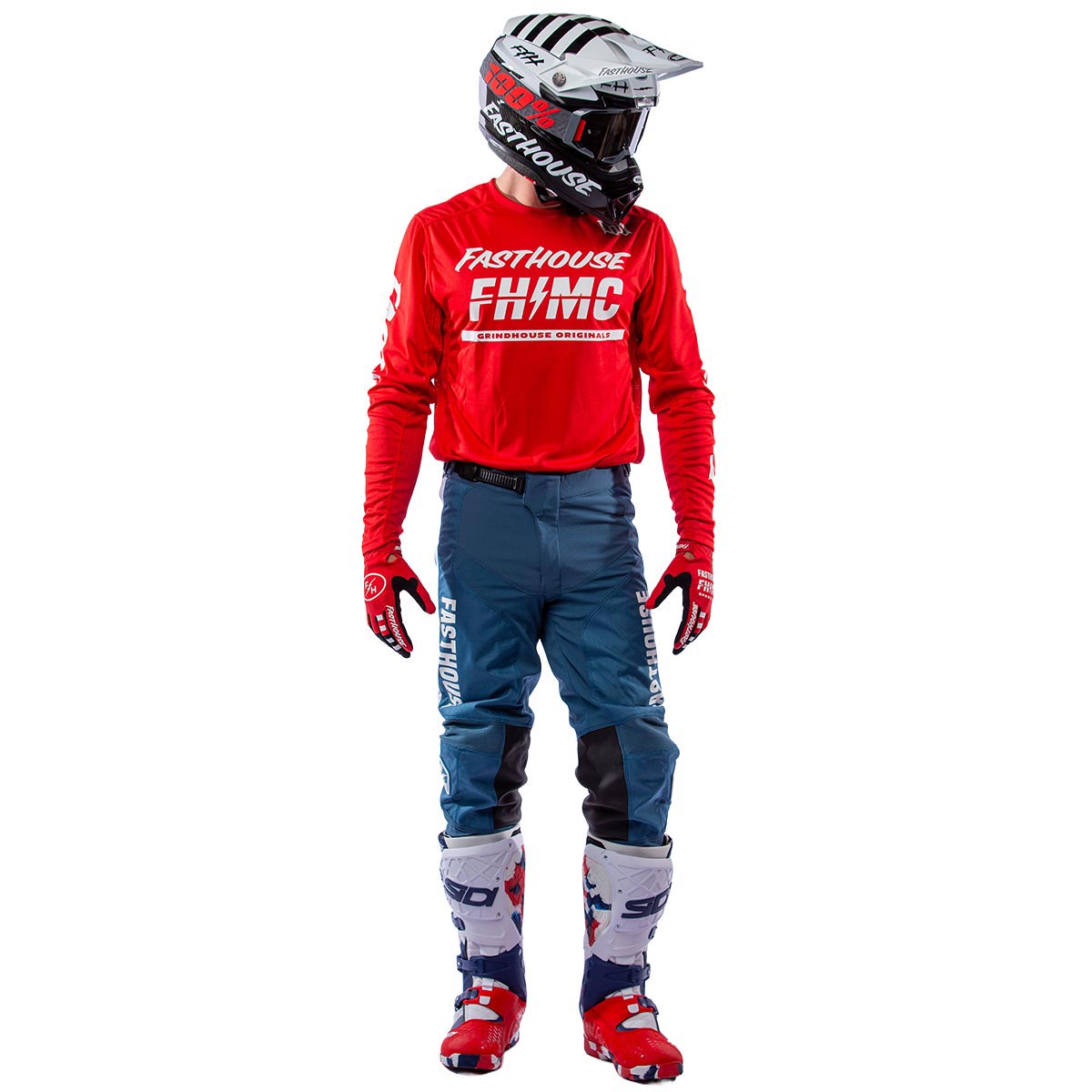 Grindhouse Score Jersey - Red Fasthouse FH Brand / No Collab Fasthousedev