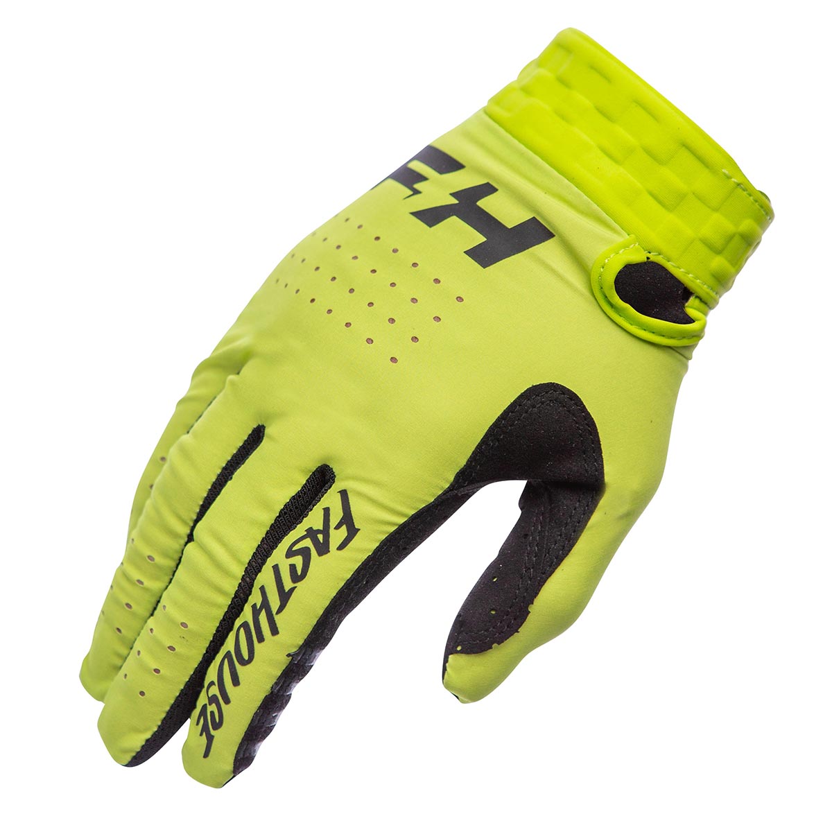 Helix Daytona Glove - Flo Green Fasthouse FH Brand / No Collab Fasthousedev