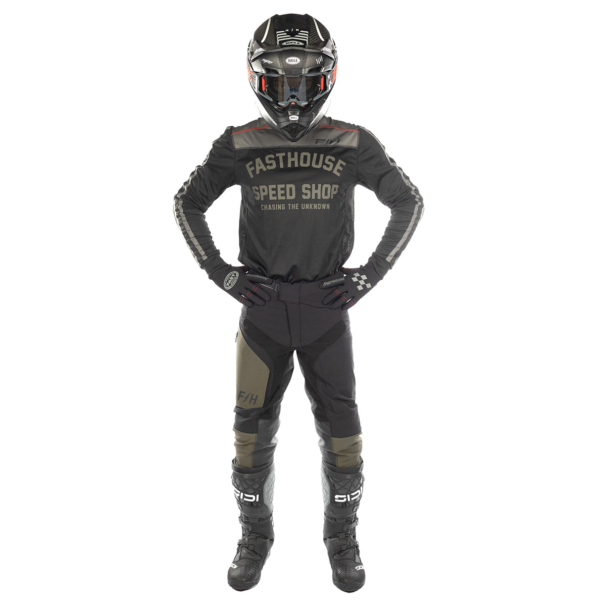 Sanguaro Petrol LS Jersey, Black Fasthouse FH Brand / No Collab Fasthousedev