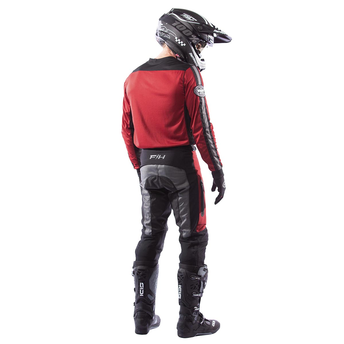 Sanguaro Petrol LS Jersey - Cardinal Fasthouse FH Brand / No Collab Fasthousedev