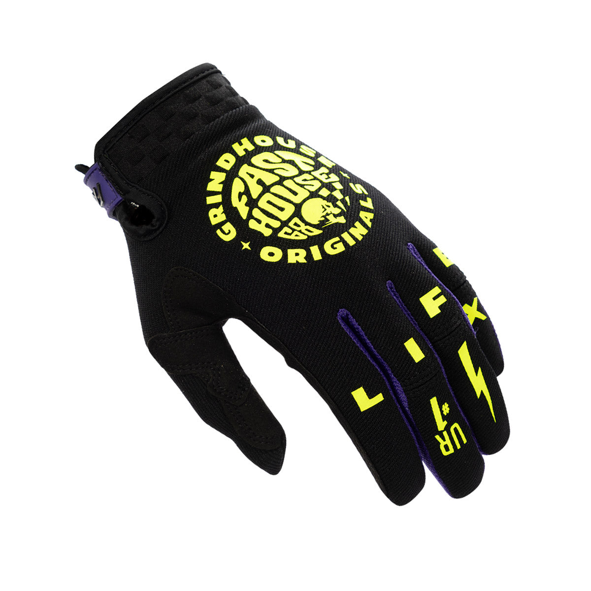 Speed Style Atomic Youth Glove - High Viz/Black