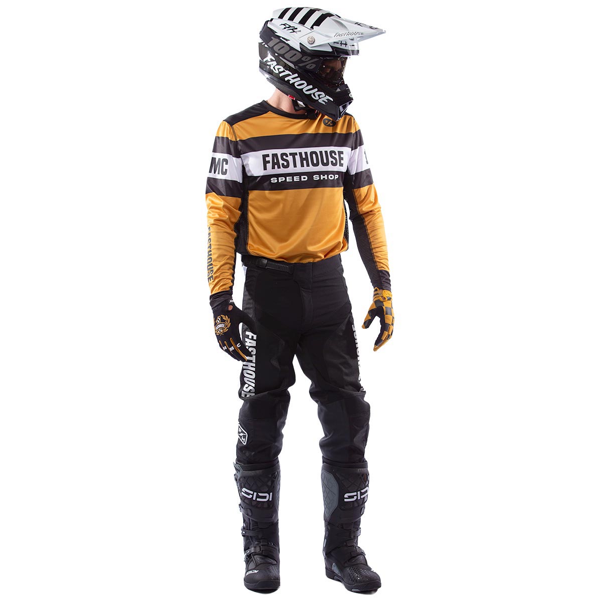 Grindhouse Analogue Jersey - Vintage Gold Fasthouse FH Brand / No Collab Fasthousedev