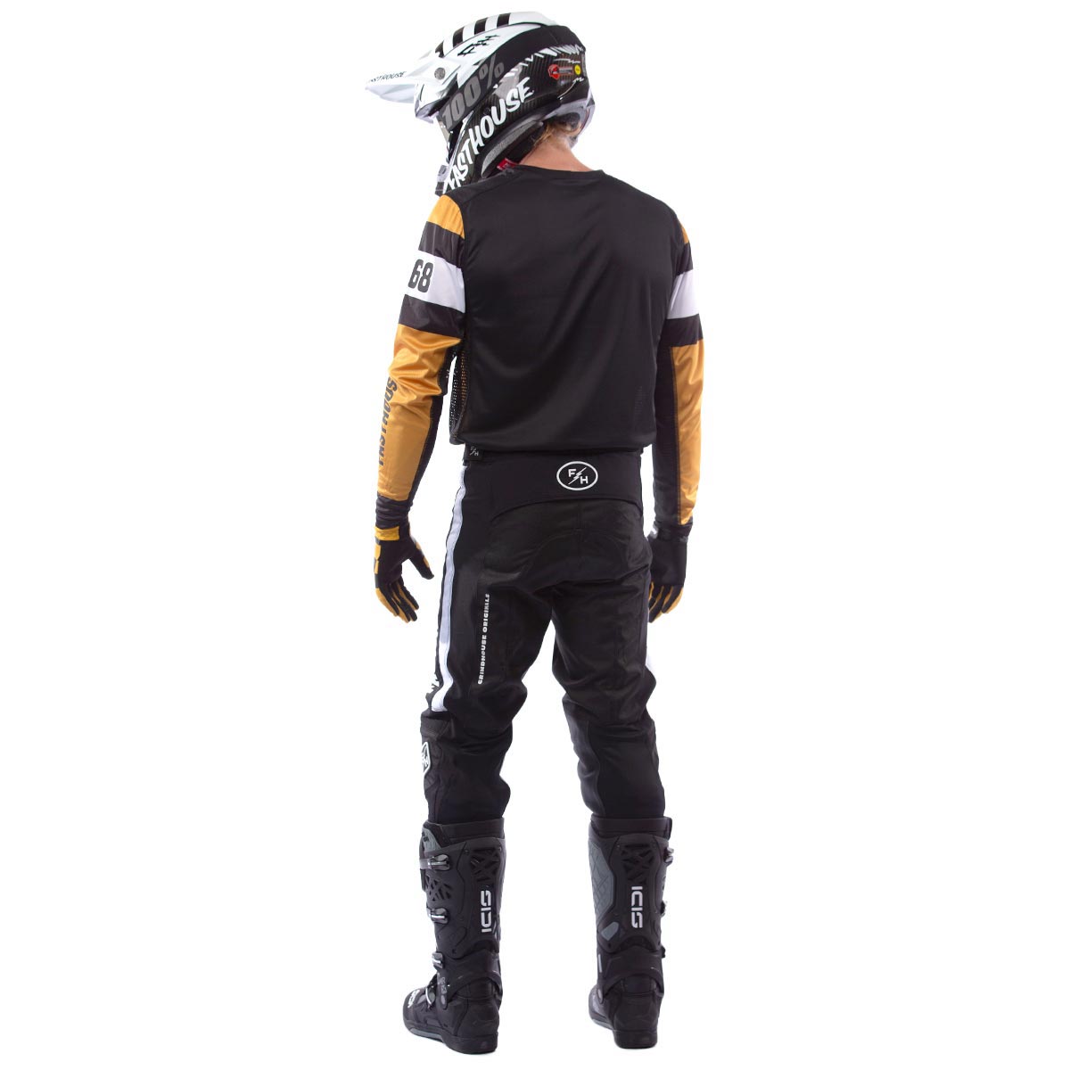 Grindhouse Analogue Jersey - Vintage Gold Fasthouse FH Brand / No Collab Fasthousedev