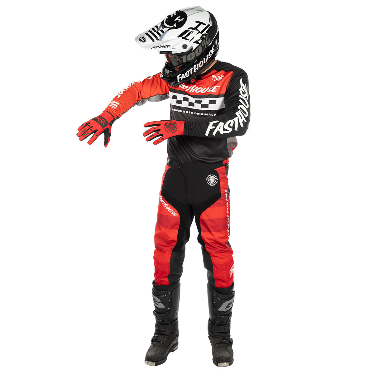Grindhouse Atomic Jersey - Racing Red/Black
