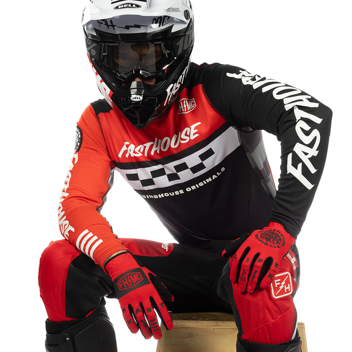 Grindhouse Atomic Jersey - Racing Red/Black