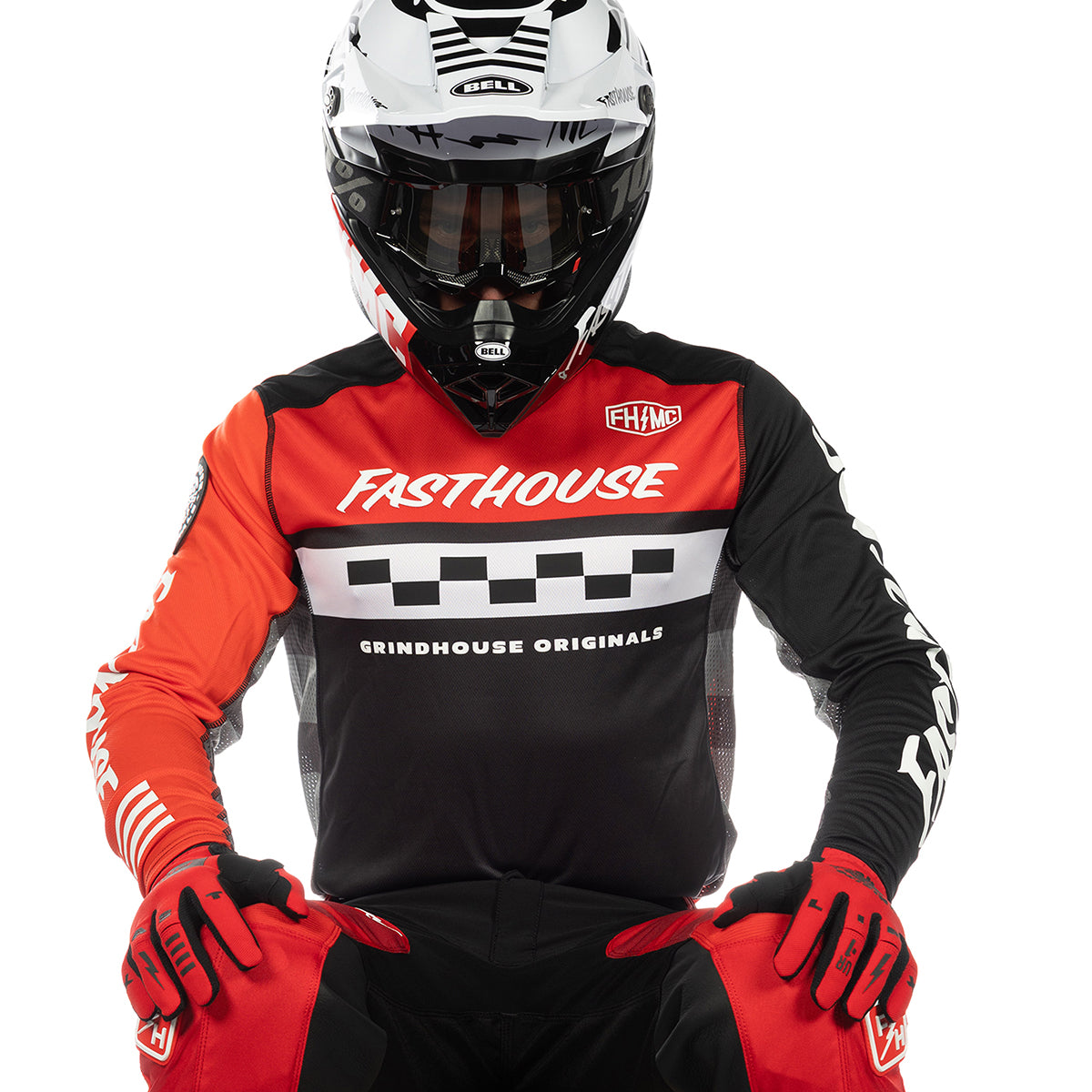 Grindhouse Atomic Jersey - Racing Red/Black
