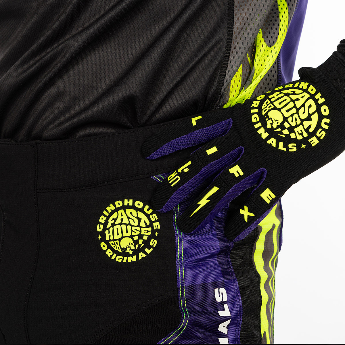 Grindhouse Grimm Pant - FH Purple/Black