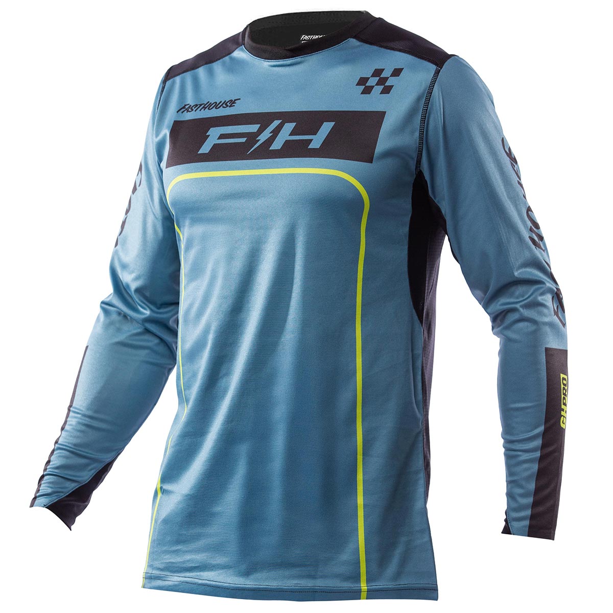 Grindhouse Pro Apex LS Jersey - Slate Fasthouse FH Brand / No Collab Fasthousedev