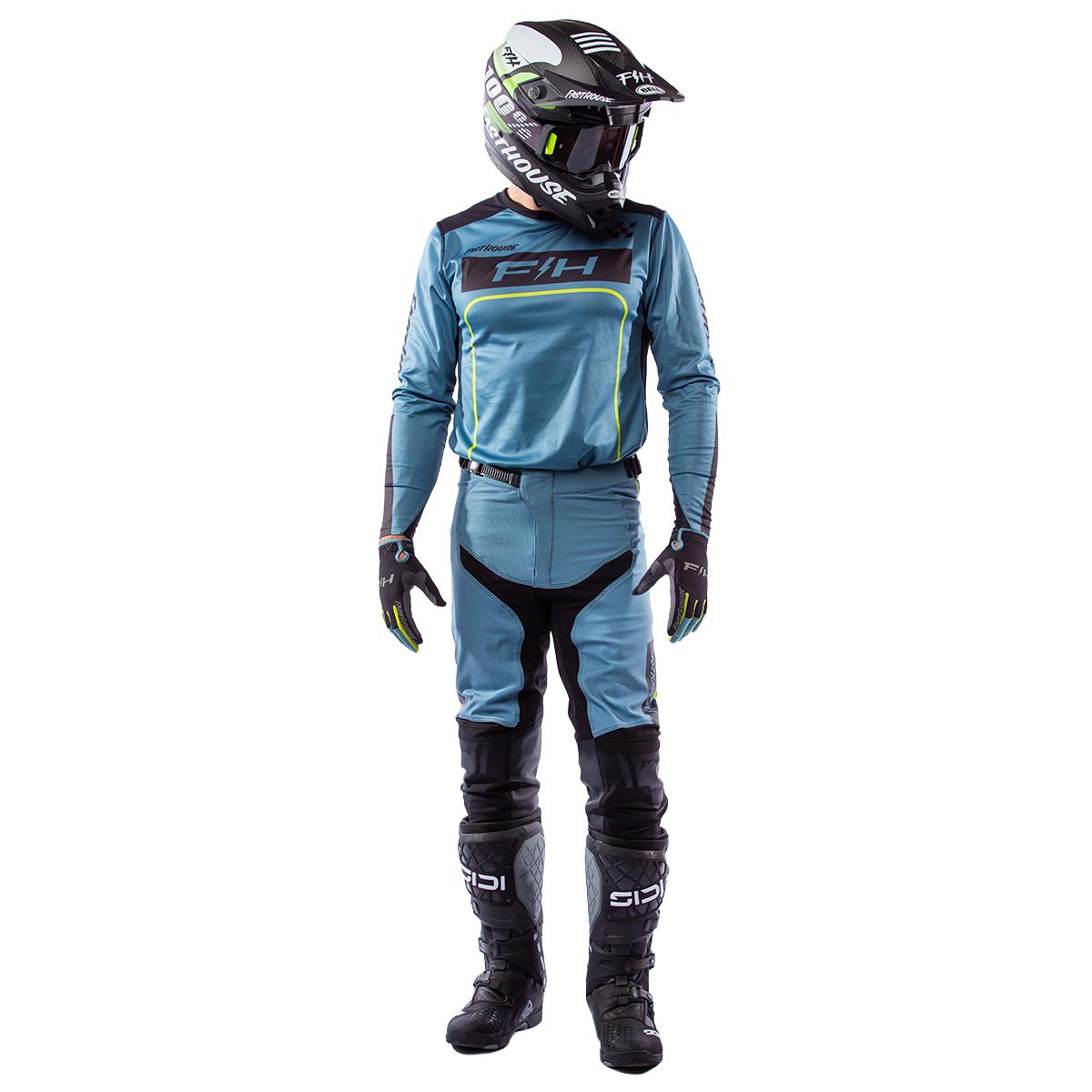 Grindhouse Pro Apex LS Jersey - Slate Fasthouse FH Brand / No Collab Fasthousedev