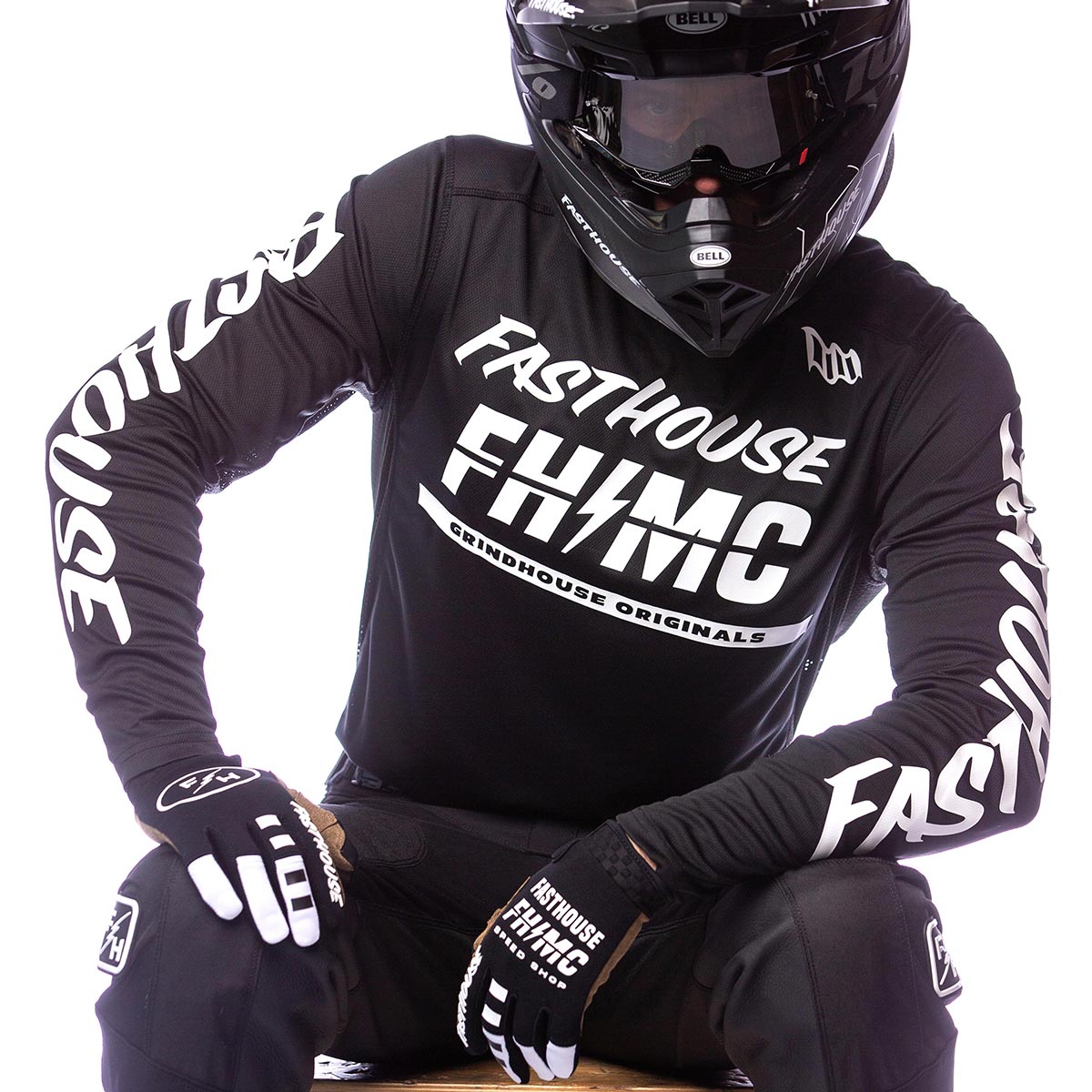 Grindhouse Score Jersey - Black Fasthouse FH Brand / No Collab Fasthousedev
