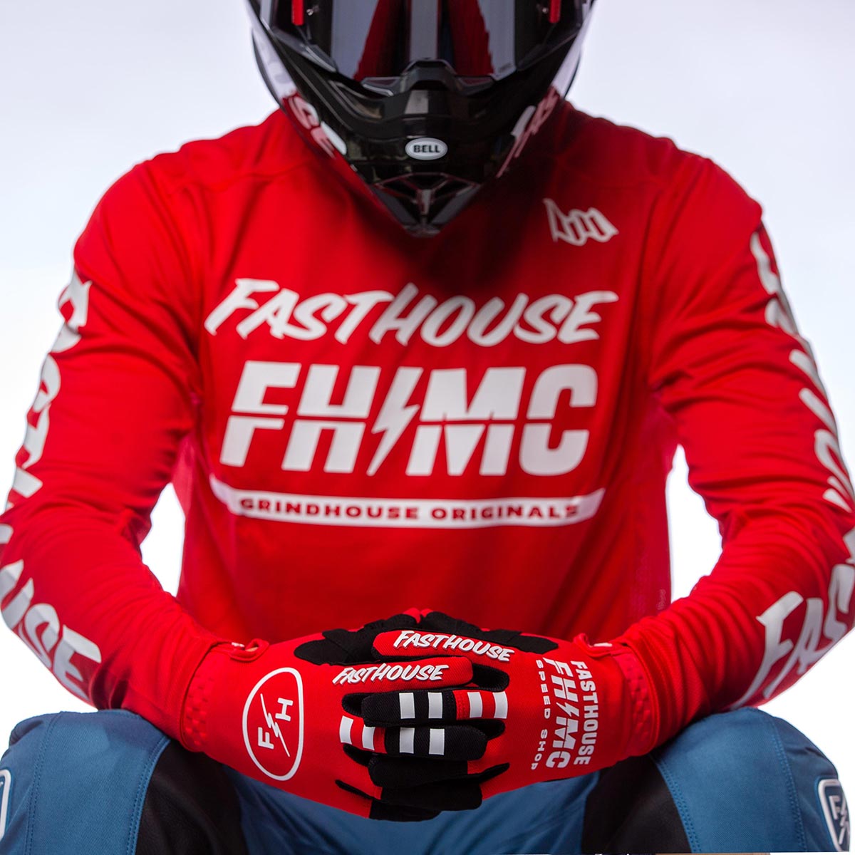 Grindhouse Score Jersey - Red Fasthouse FH Brand / No Collab Fasthousedev