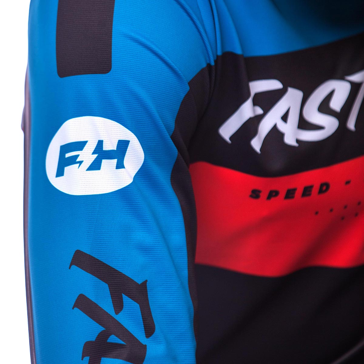 Helix Daytona LS Jersey - Electric Blue/Black Fasthouse FH Brand / No Collab Fasthousedev