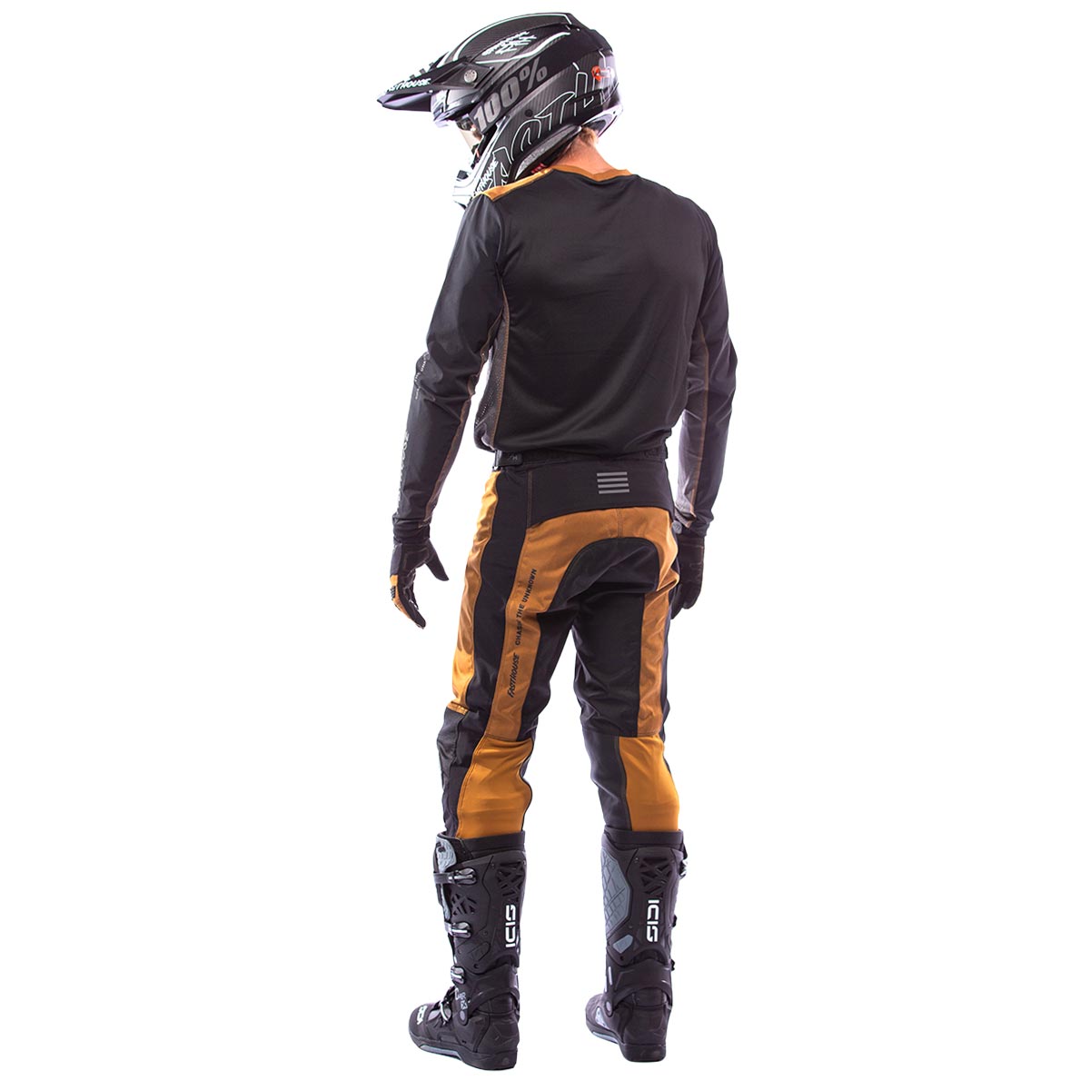 Off-Road Bronx LS Jersey - Black/Camel Fasthouse FH Brand / No Collab Fasthousedev