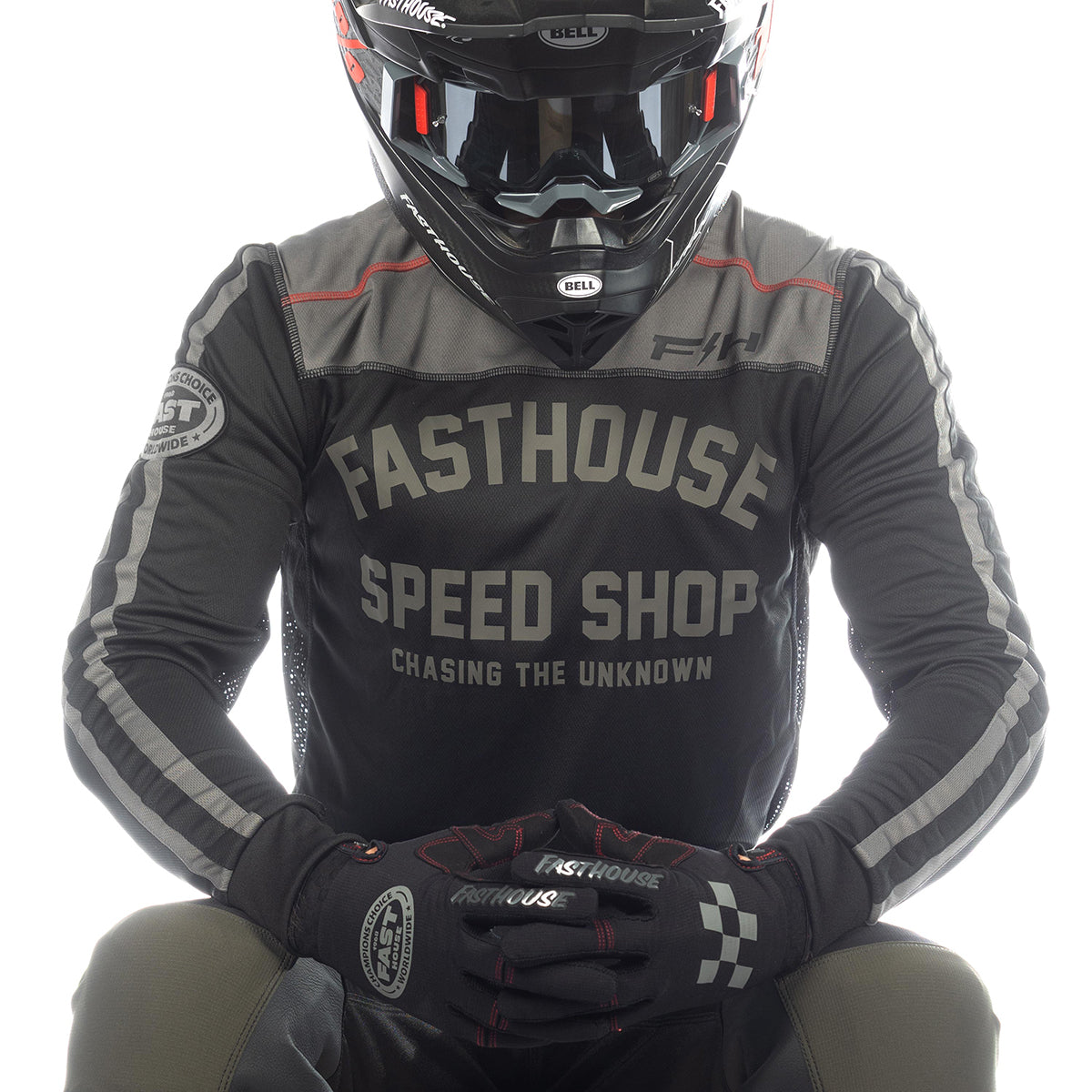 Sanguaro Petrol LS Jersey, Black Fasthouse FH Brand / No Collab Fasthousedev