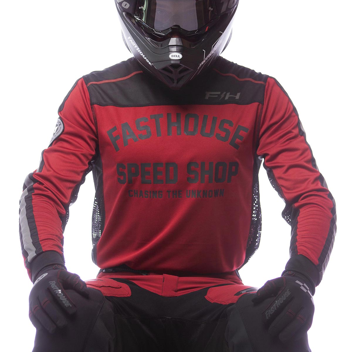 Sanguaro Petrol LS Jersey - Cardinal Fasthouse FH Brand / No Collab Fasthousedev