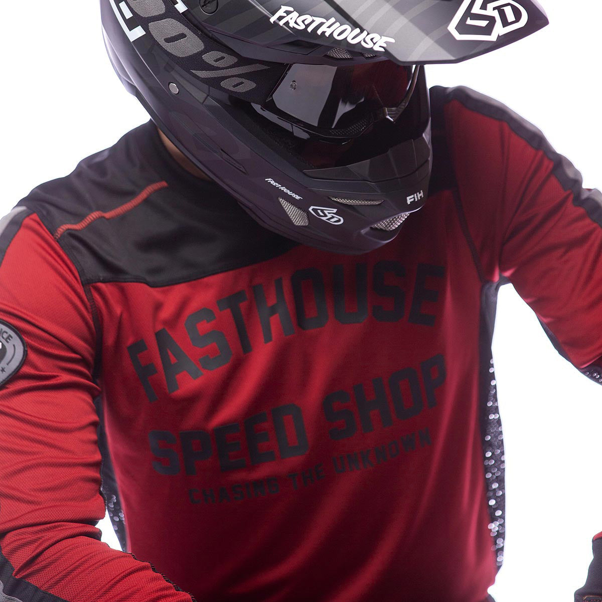 Sanguaro Petrol LS Jersey - Cardinal Fasthouse FH Brand / No Collab Fasthousedev