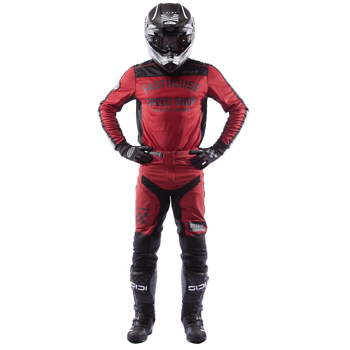 Sanguaro Petrol LS Jersey - Cardinal Fasthouse FH Brand / No Collab Fasthousedev