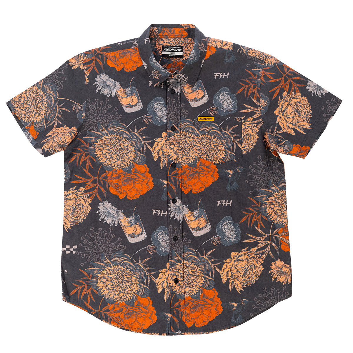 Scene Button Up - Vintage Black