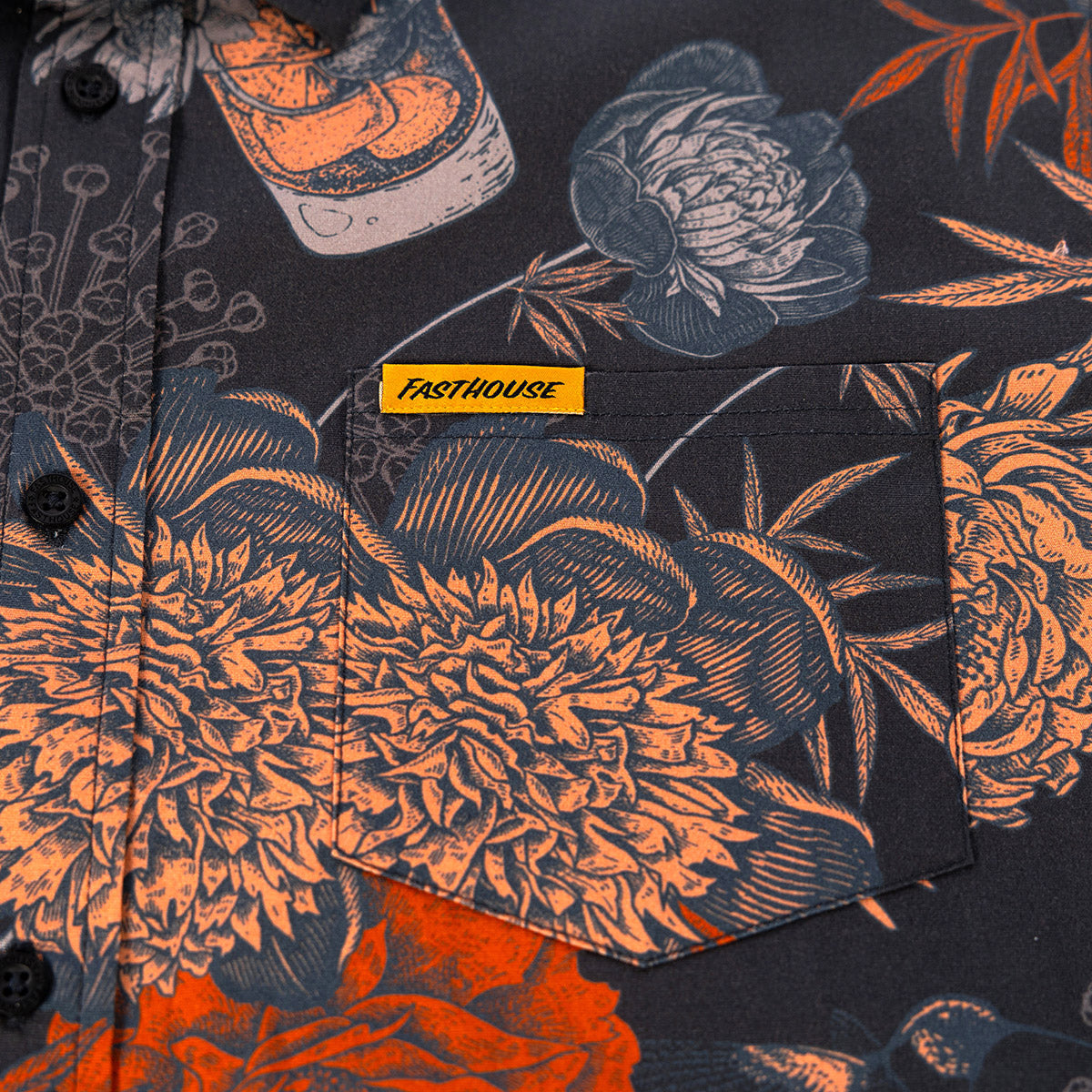 Scene Button Up - Vintage Black