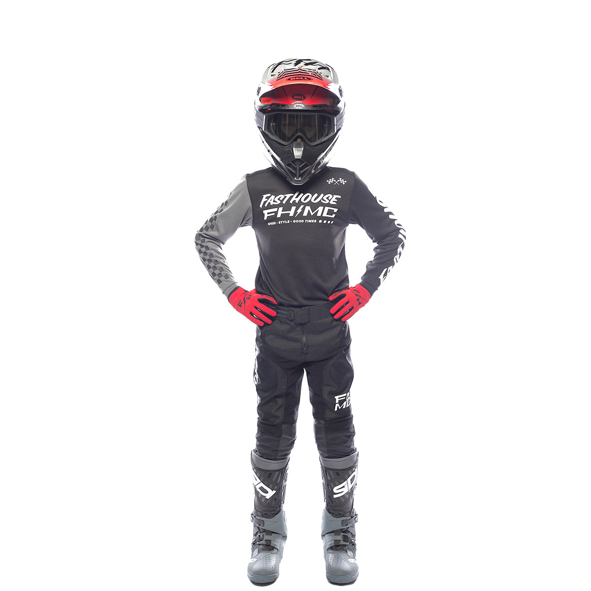 Carbon Method Youth Jersey - Black/Gray