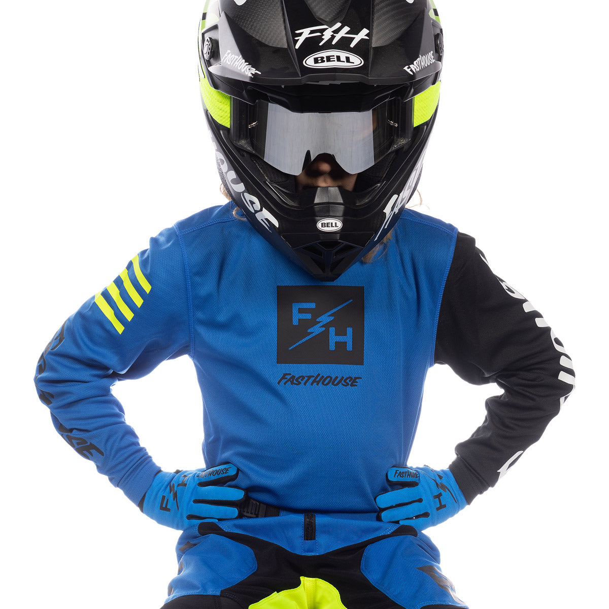 Carbon Echo Youth Jersey - Electric Blue