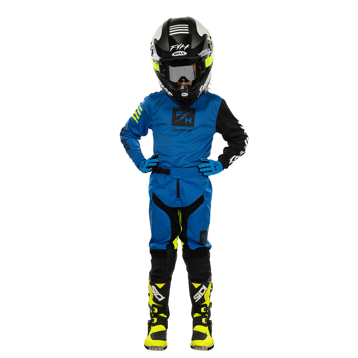 Carbon Echo Youth Jersey - Electric Blue