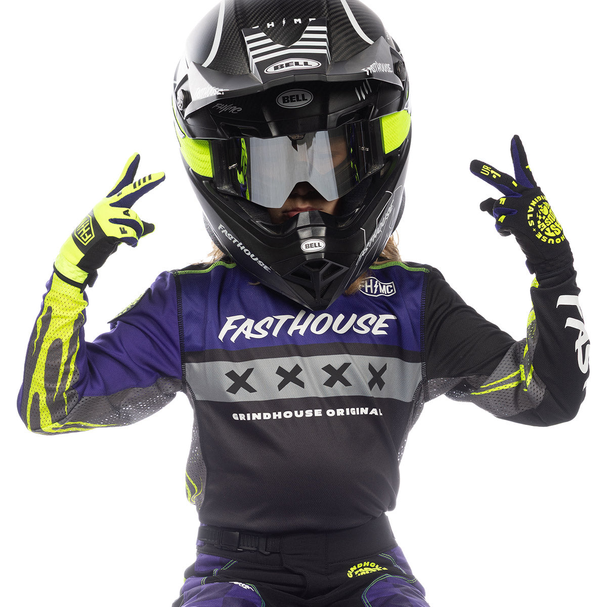 Speed Style Atomic Youth Glove -  High Viz/Black