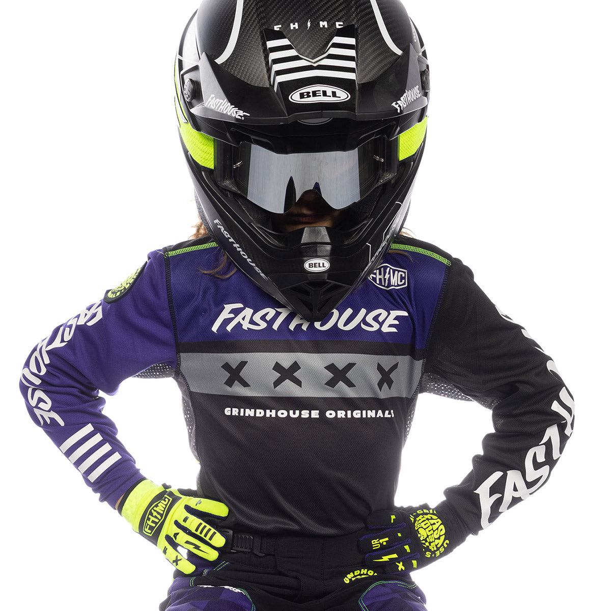 Speed Style Atomic Youth Glove -  High Viz/Black