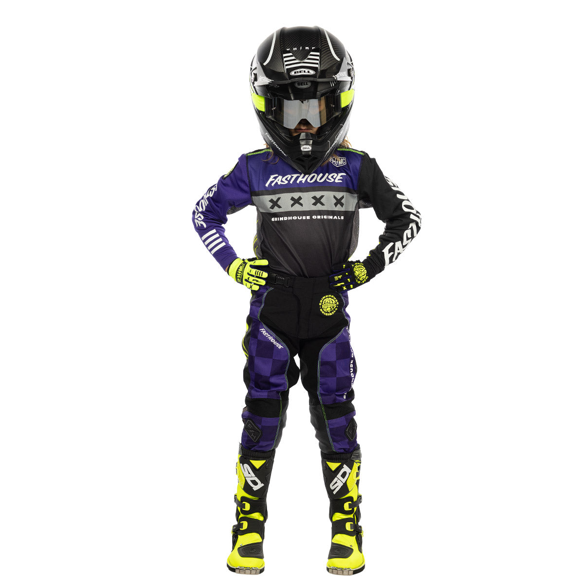 Grindhouse Grimm Pant - FH Purple/Black