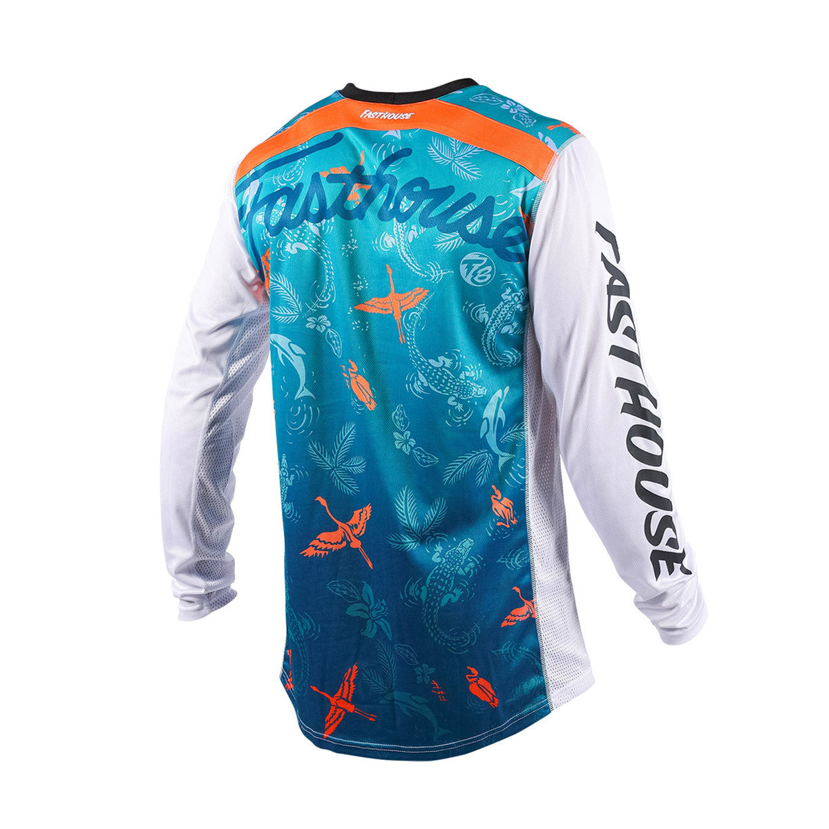 TB Island Hopper Grindhouse Youth Jersey - White - Fasthouse