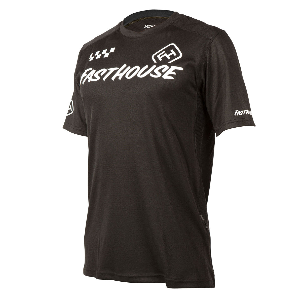 Front- Alloy Block SS Jersey - Black