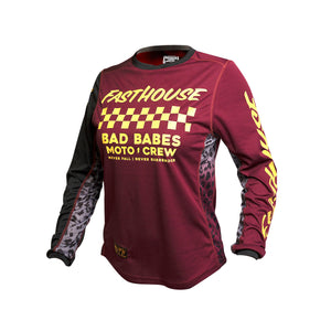 Grindhouse Golden Crew Girl's Jersey - Maroon