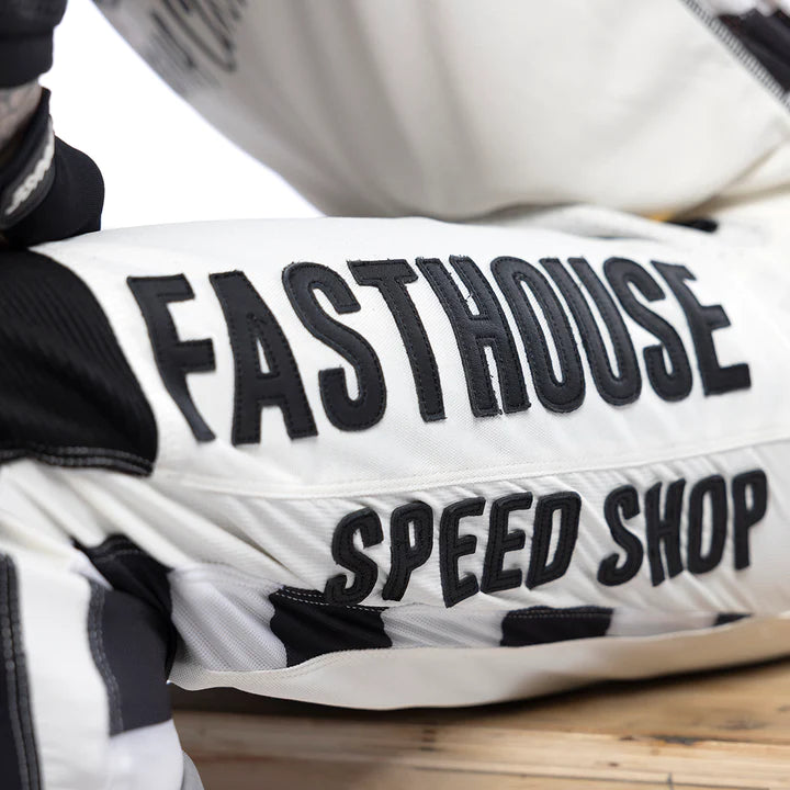 Hot Wheels Grindhouse Pant - White/ Black