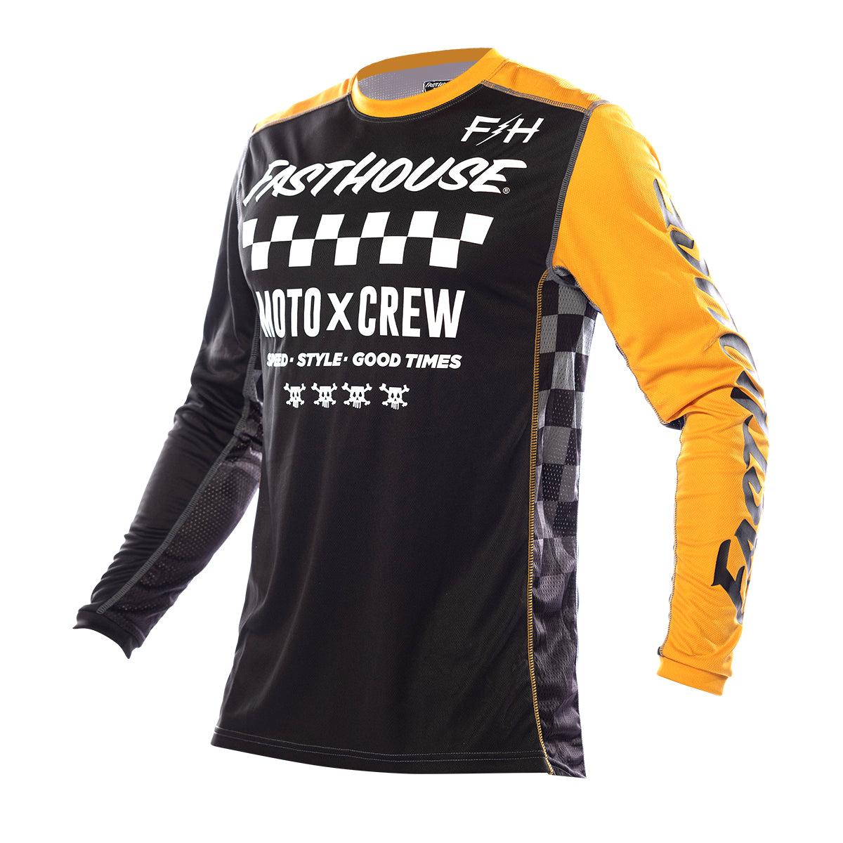 Grindhouse Alpha Jersey - Black/Amber