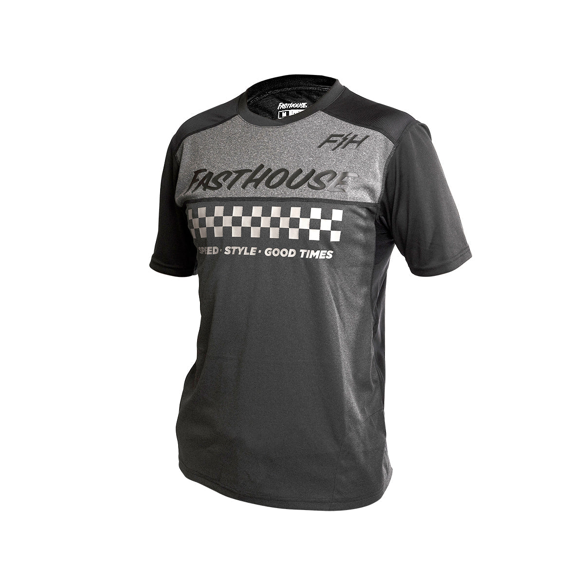 Alloy Mesa Short Sleeve Youth Jersey - Heather Charcoal/Black