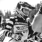 Hot Wheels Grindhouse Long Sleeve Youth Jersey - White/ Black